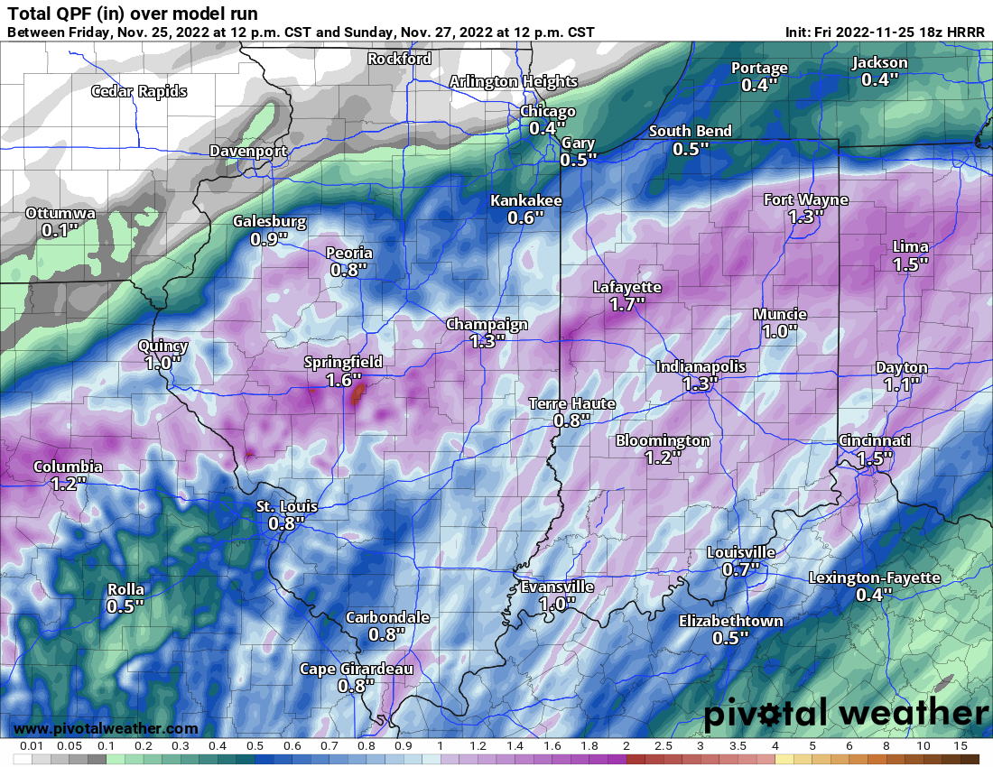 Heavy Rain this weekend