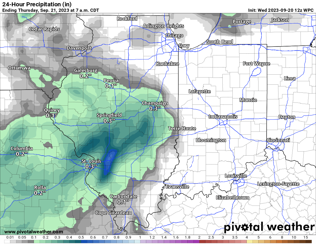 Rain is on the way